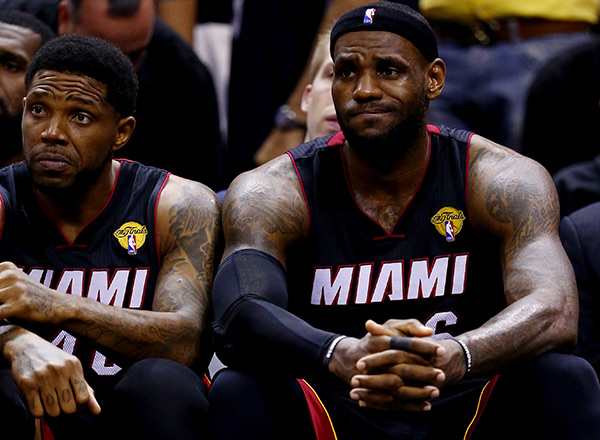 LeBron James totaled 31 points and 10 rebounds in Miami's Game 5 loss. 